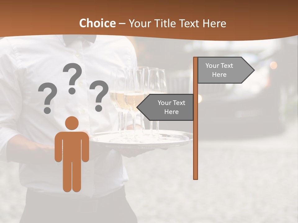 Waiter Formal Modern PowerPoint Template