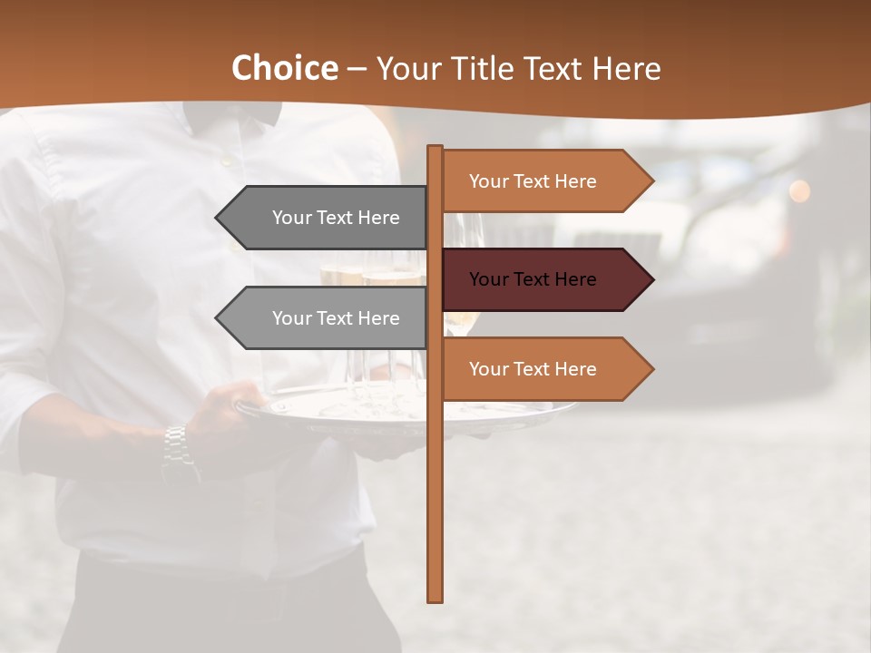 Waiter Formal Modern PowerPoint Template
