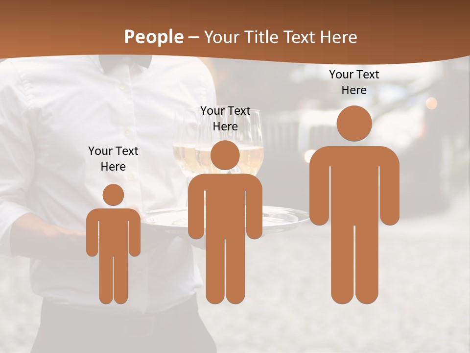 Waiter Formal Modern PowerPoint Template