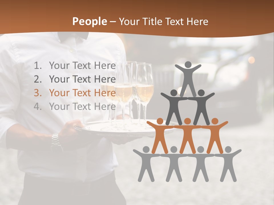 Waiter Formal Modern PowerPoint Template