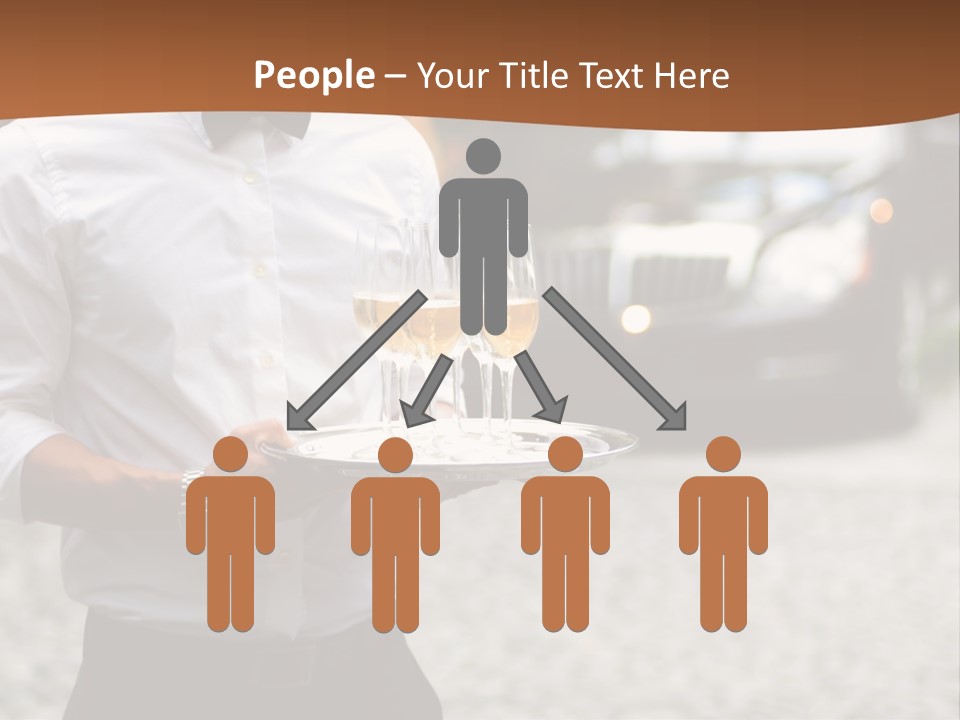 Waiter Formal Modern PowerPoint Template