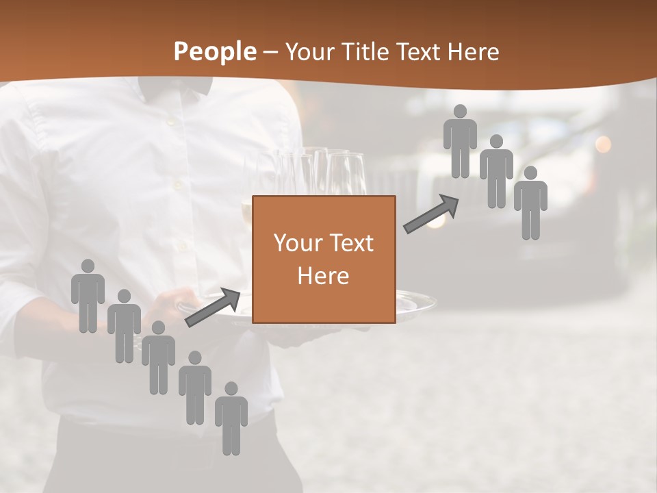 Waiter Formal Modern PowerPoint Template