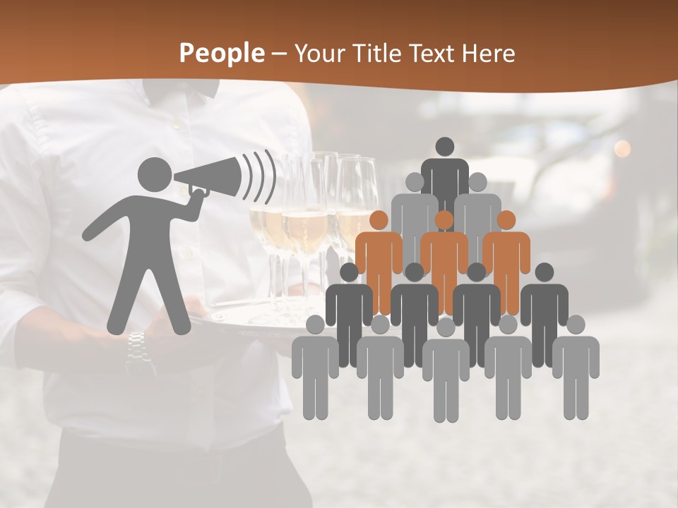 Waiter Formal Modern PowerPoint Template