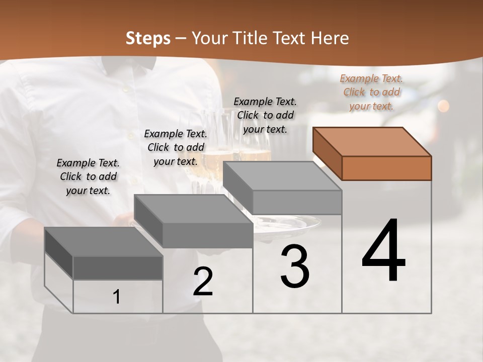 Waiter Formal Modern PowerPoint Template