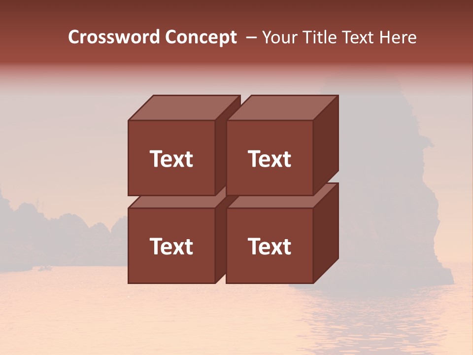Scene Blue Simplicity PowerPoint Template