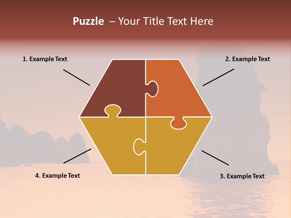 Scene Blue Simplicity PowerPoint Template