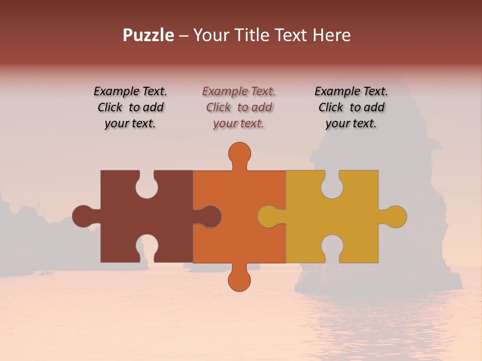 Scene Blue Simplicity PowerPoint Template