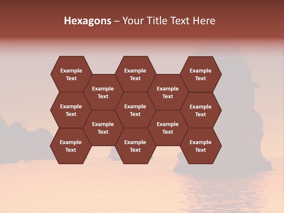 Scene Blue Simplicity PowerPoint Template