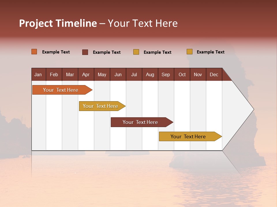 Scene Blue Simplicity PowerPoint Template