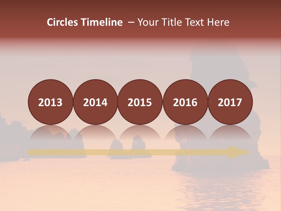 Scene Blue Simplicity PowerPoint Template