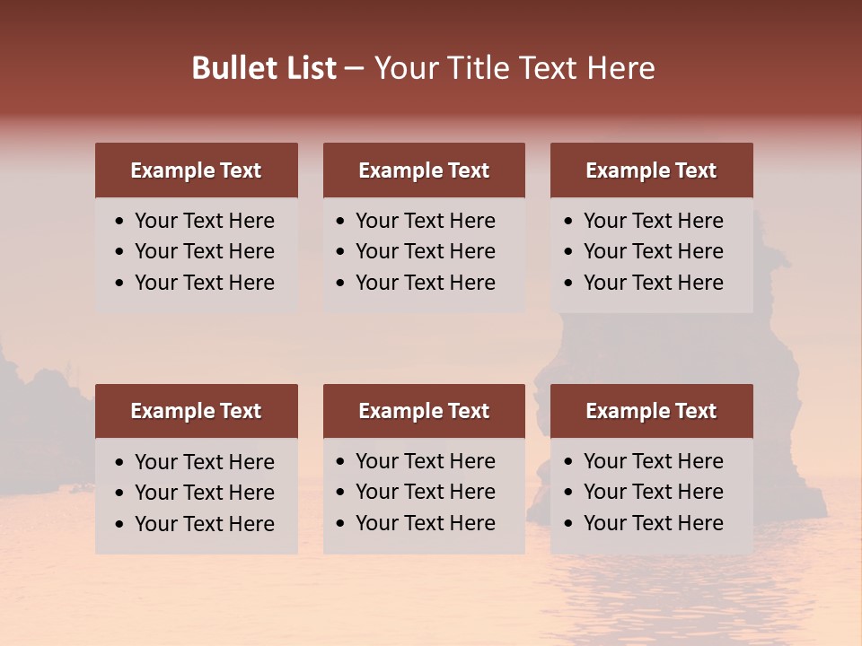 Scene Blue Simplicity PowerPoint Template