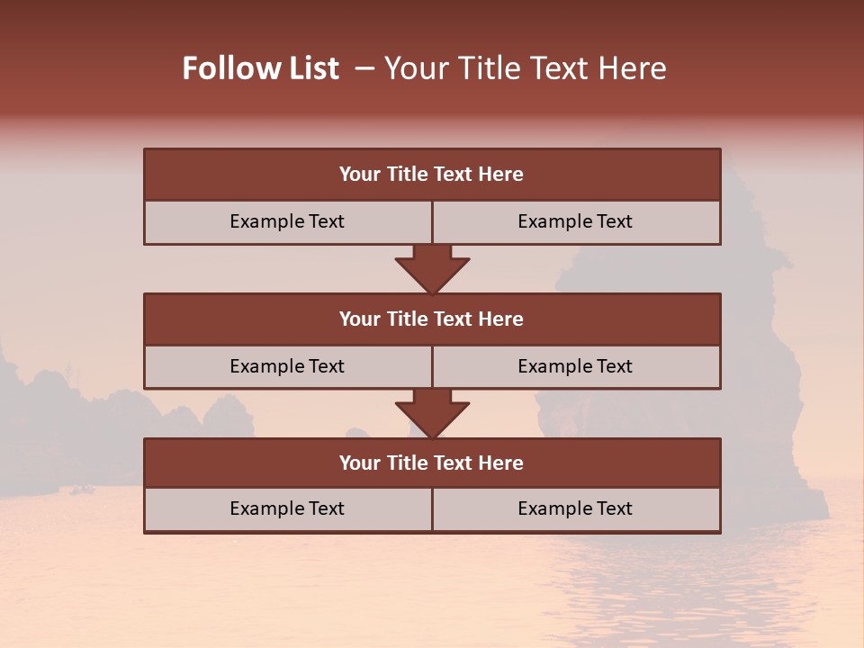 Scene Blue Simplicity PowerPoint Template