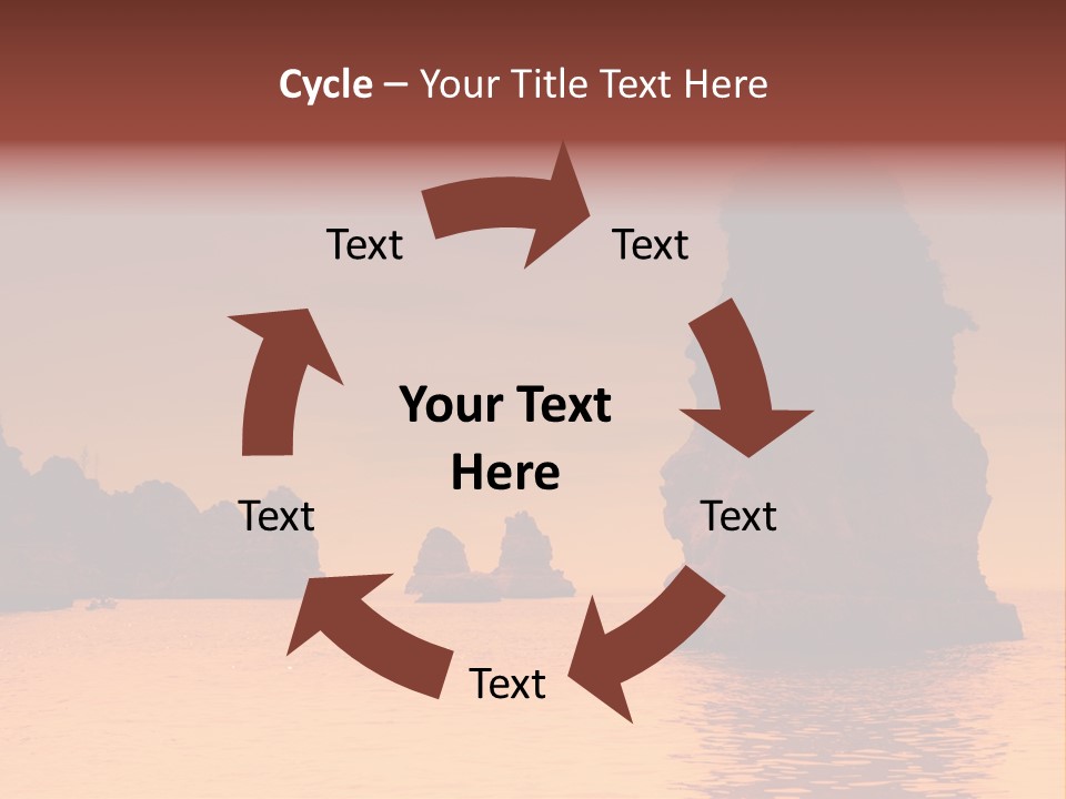 Scene Blue Simplicity PowerPoint Template