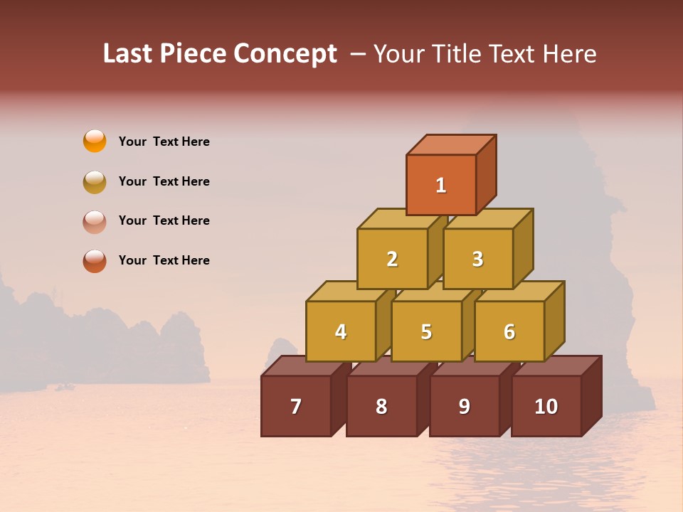 Scene Blue Simplicity PowerPoint Template