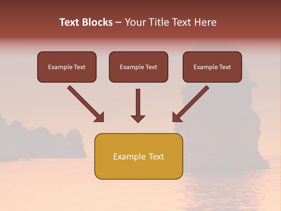 Scene Blue Simplicity PowerPoint Template
