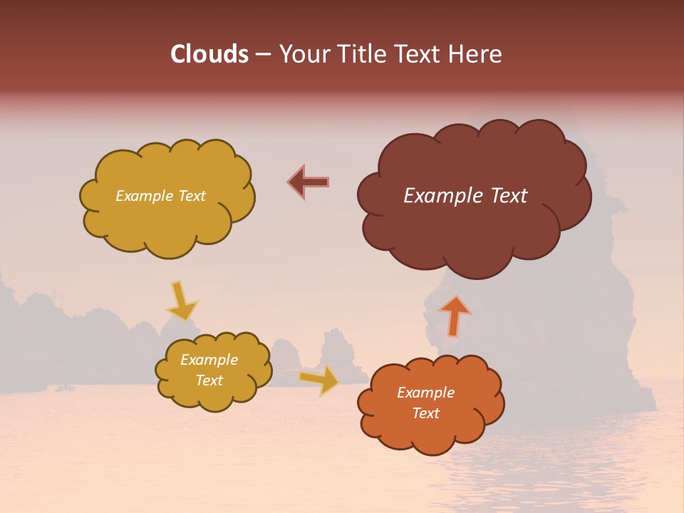 Scene Blue Simplicity PowerPoint Template