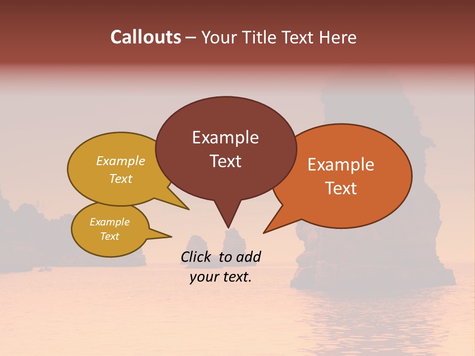 Scene Blue Simplicity PowerPoint Template