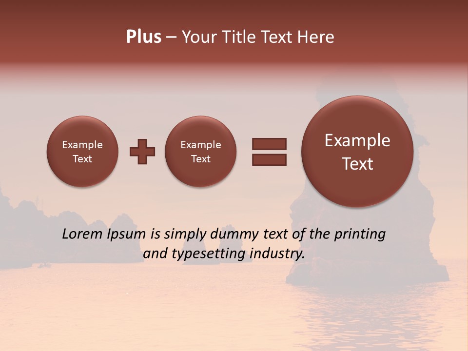 Scene Blue Simplicity PowerPoint Template