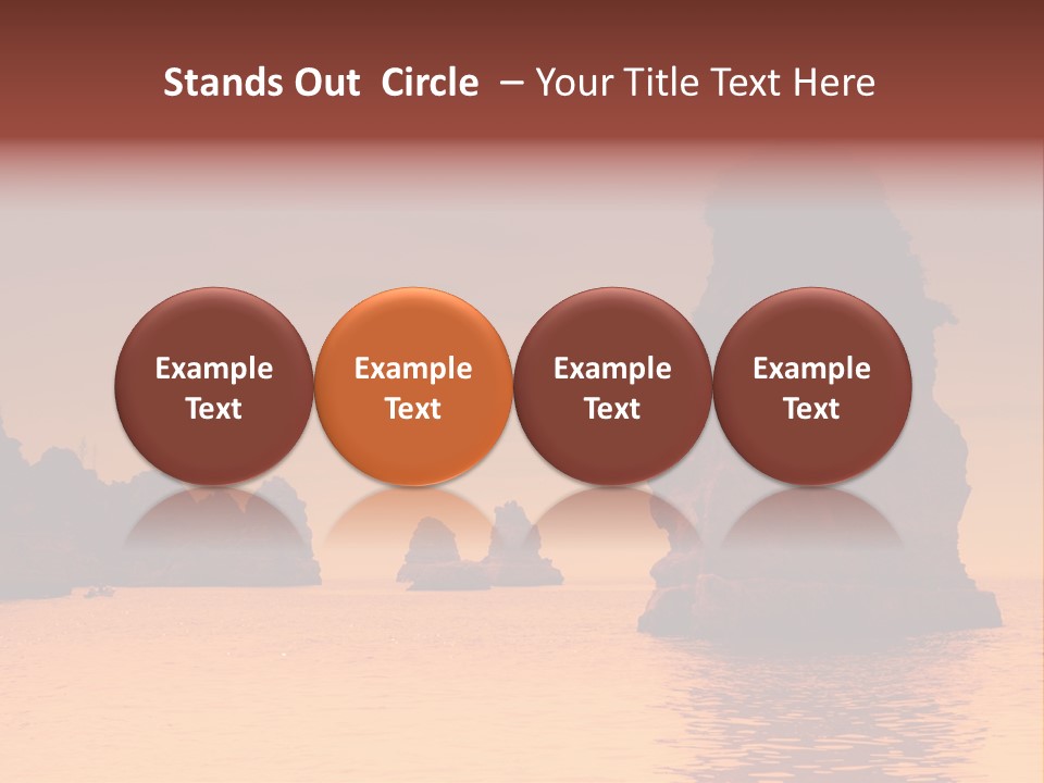 Scene Blue Simplicity PowerPoint Template