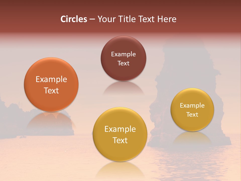 Scene Blue Simplicity PowerPoint Template