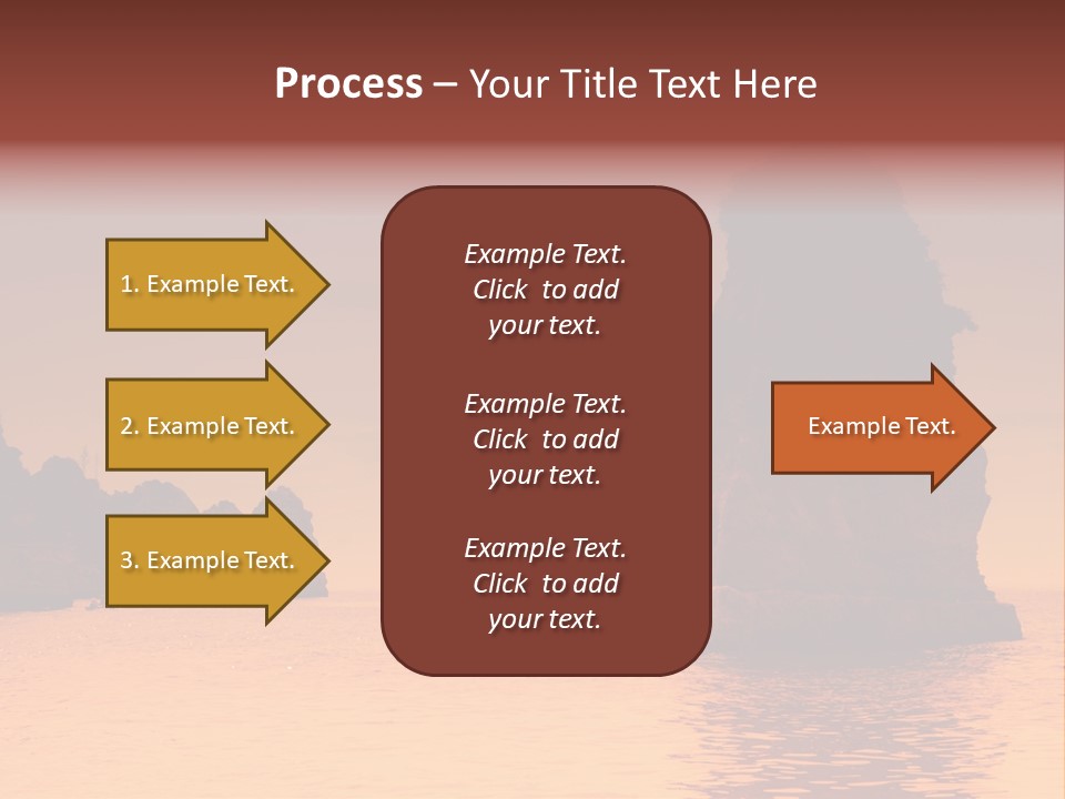 Scene Blue Simplicity PowerPoint Template