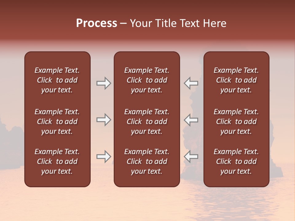 Scene Blue Simplicity PowerPoint Template