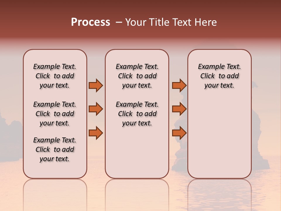 Scene Blue Simplicity PowerPoint Template