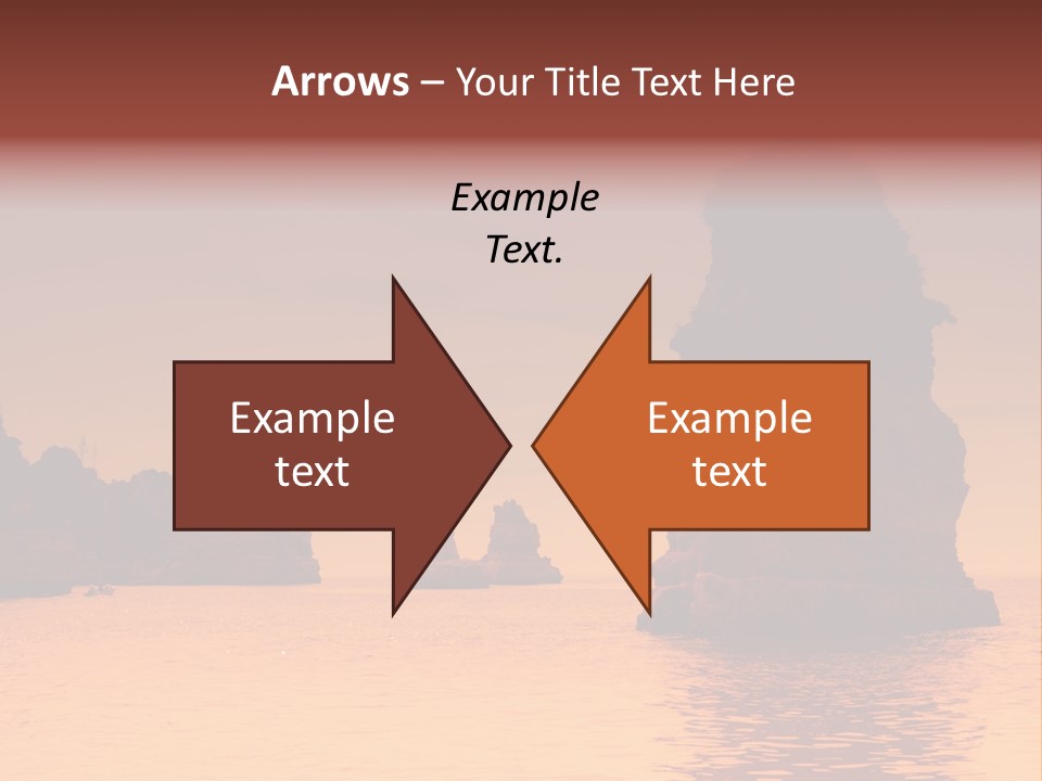 Scene Blue Simplicity PowerPoint Template