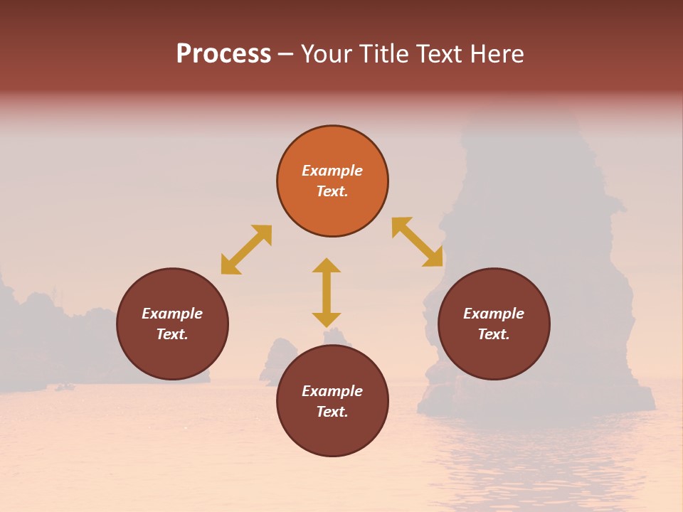 Scene Blue Simplicity PowerPoint Template