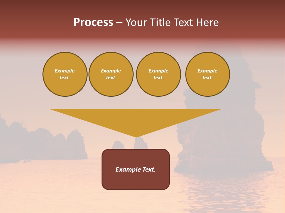 Scene Blue Simplicity PowerPoint Template