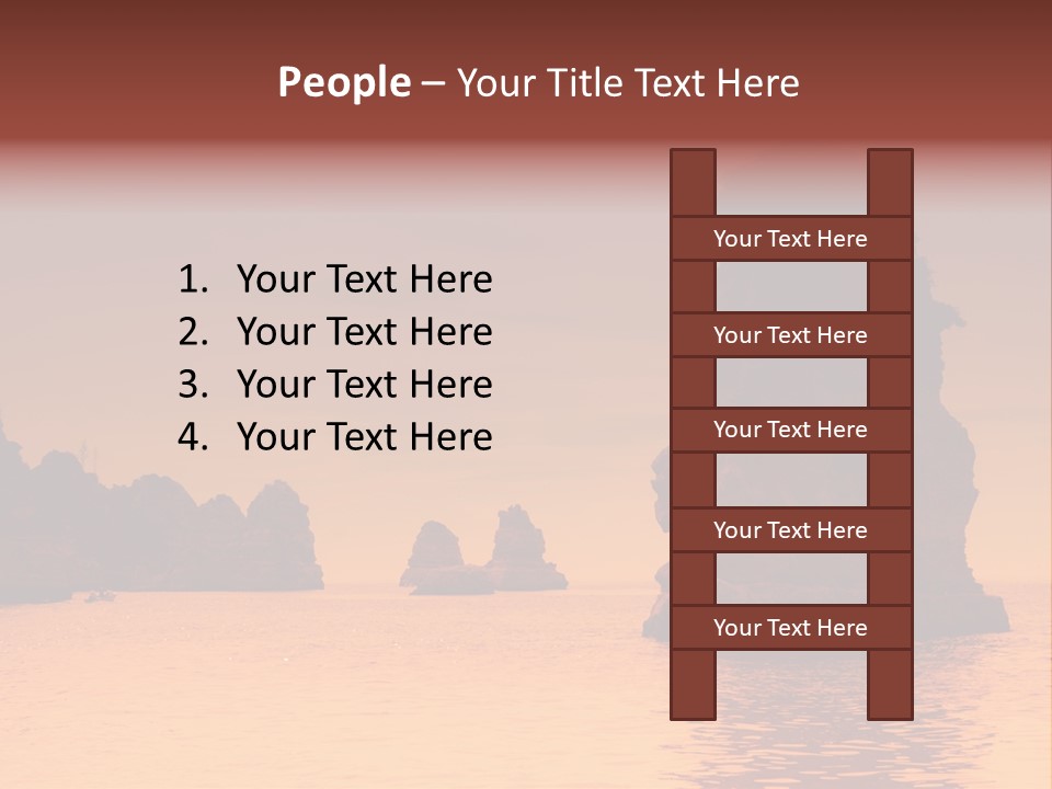 Scene Blue Simplicity PowerPoint Template