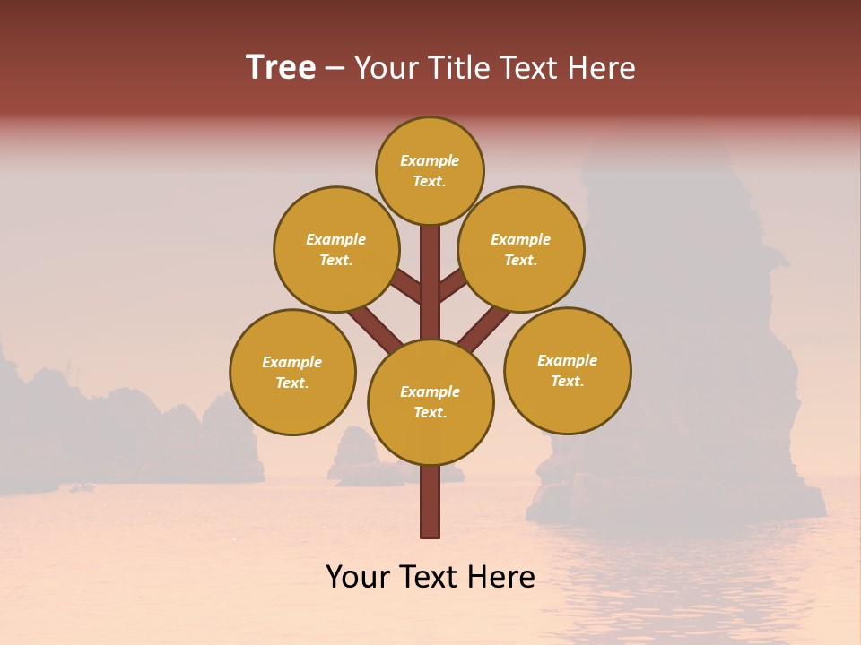 Scene Blue Simplicity PowerPoint Template