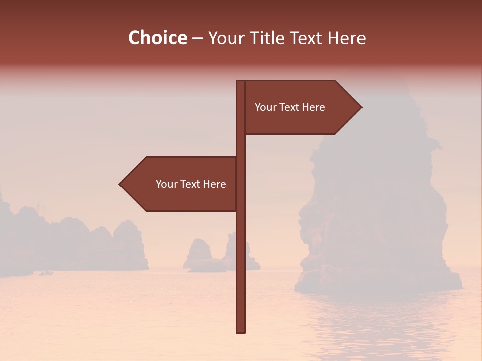 Scene Blue Simplicity PowerPoint Template