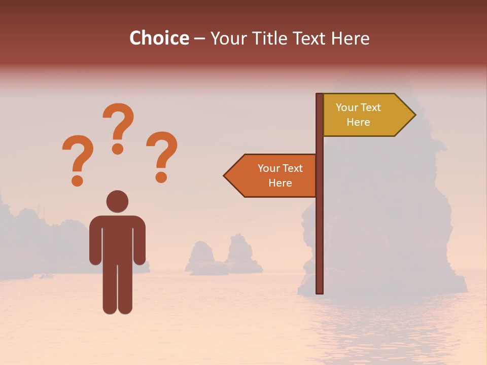 Scene Blue Simplicity PowerPoint Template