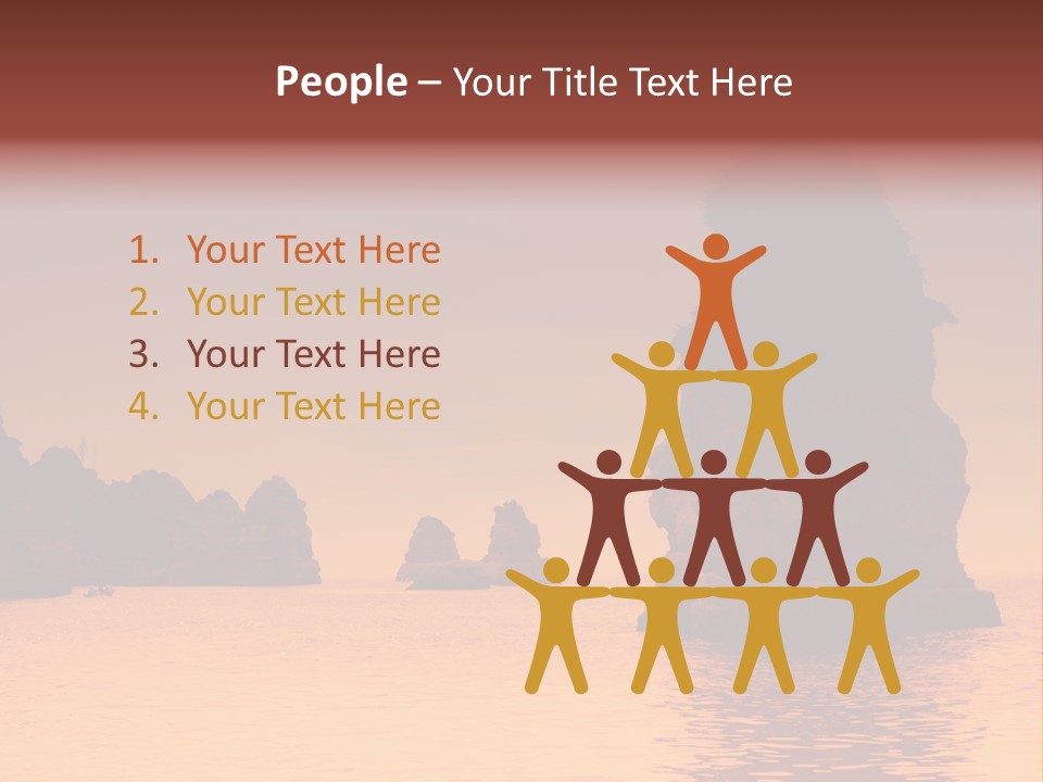 Scene Blue Simplicity PowerPoint Template