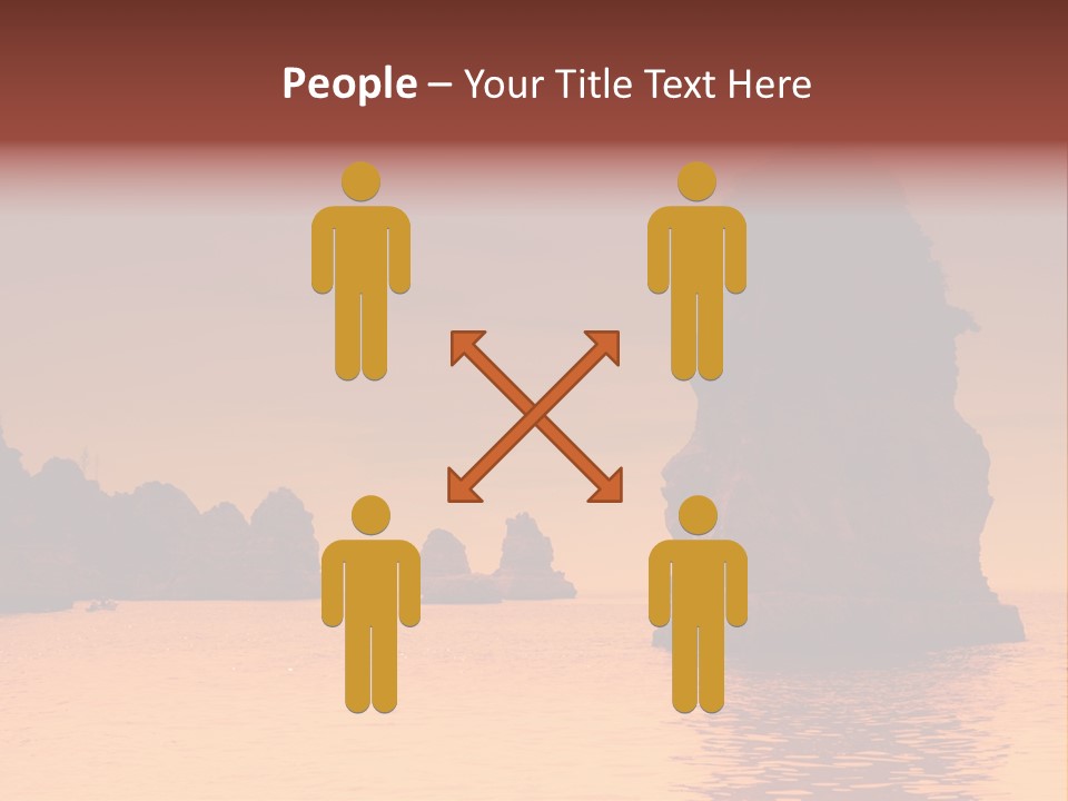 Scene Blue Simplicity PowerPoint Template