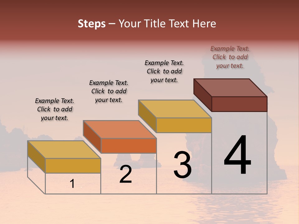 Scene Blue Simplicity PowerPoint Template