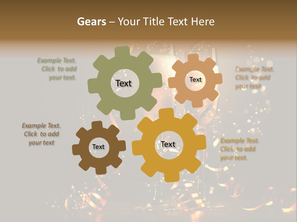 Background Liquid Christmasmerry PowerPoint Template