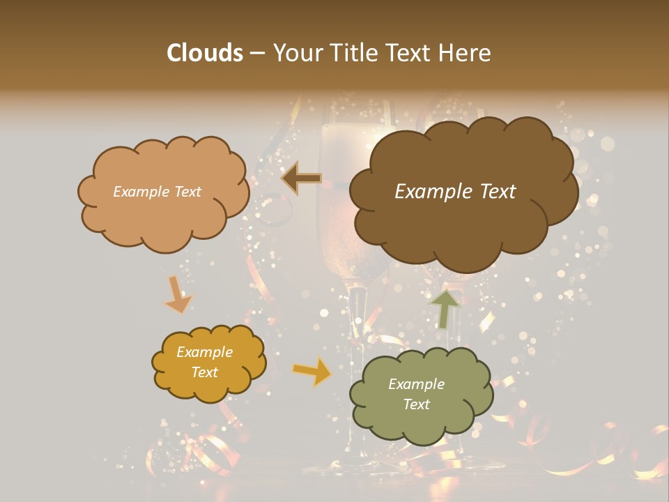 Background Liquid Christmasmerry PowerPoint Template