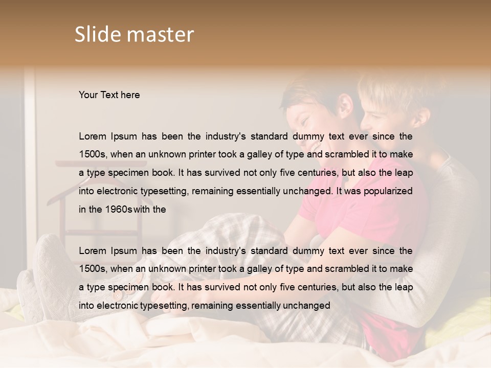 Lesbian Gay People PowerPoint Template