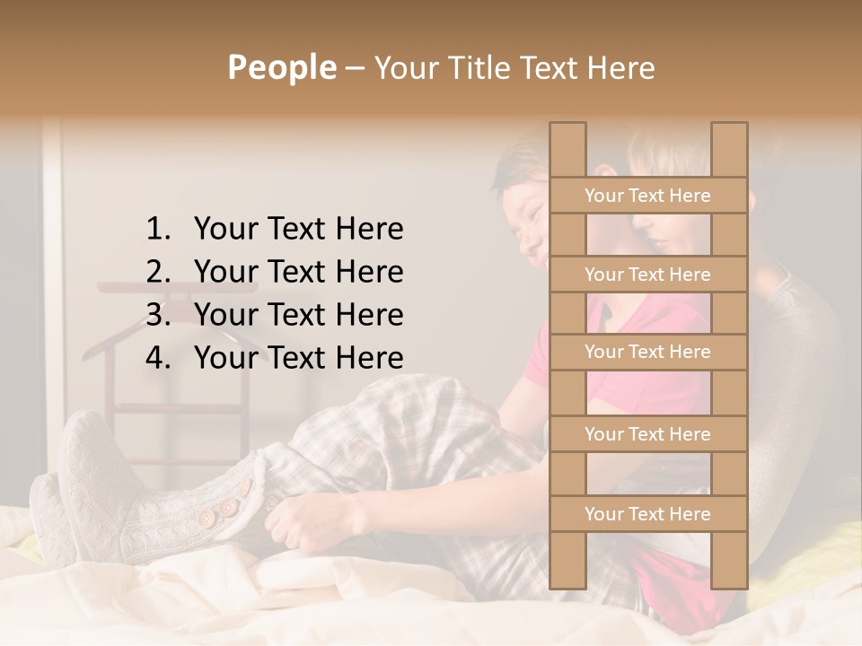 Lesbian Gay People PowerPoint Template