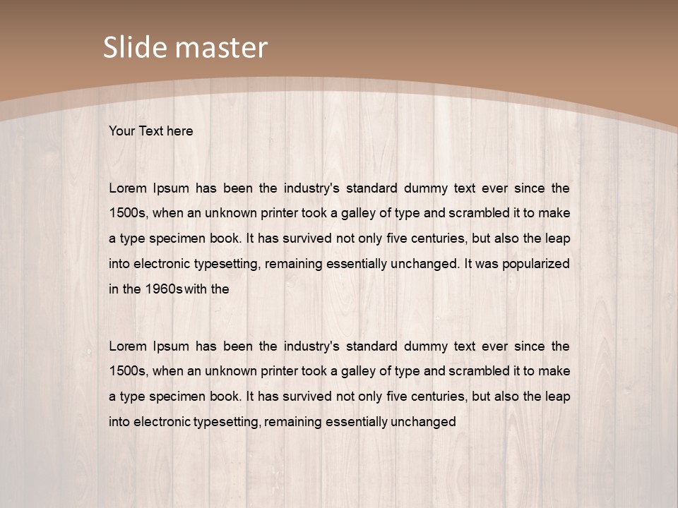 Nature Grunge Abstract PowerPoint Template