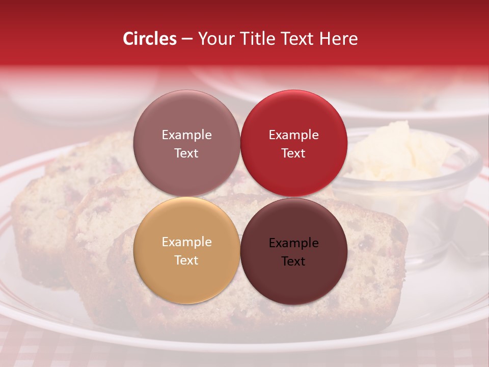Sweet Plate Snack PowerPoint Template
