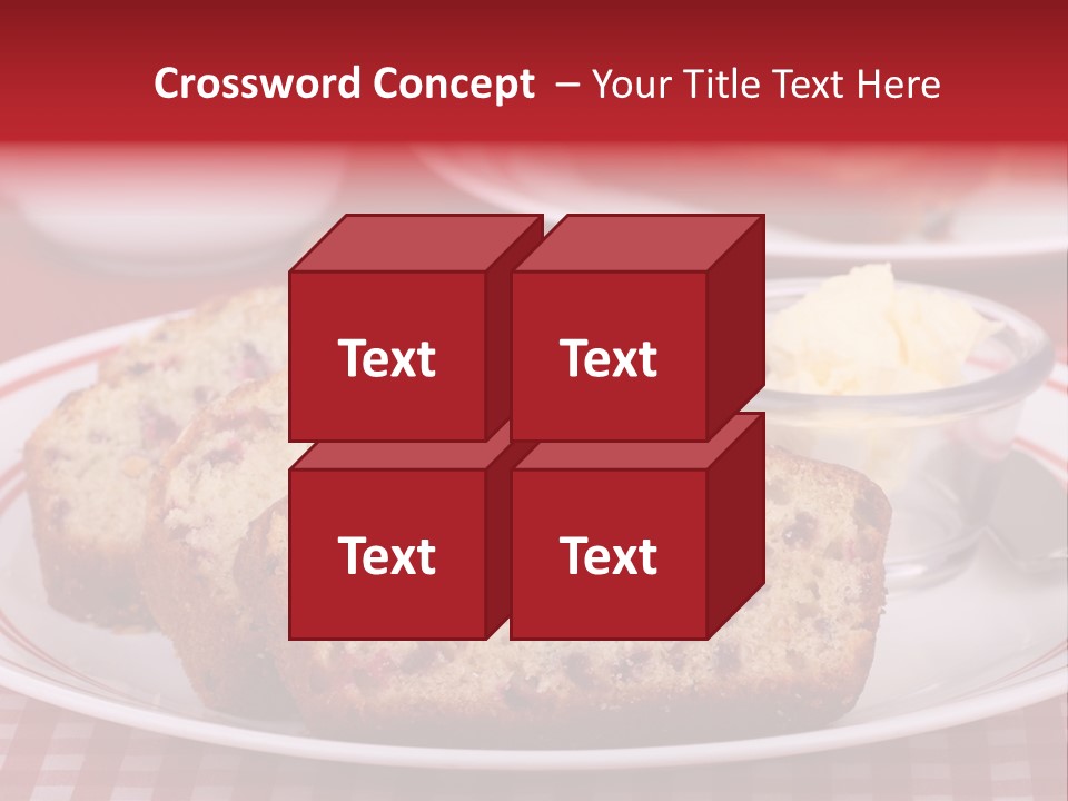 Sweet Plate Snack PowerPoint Template