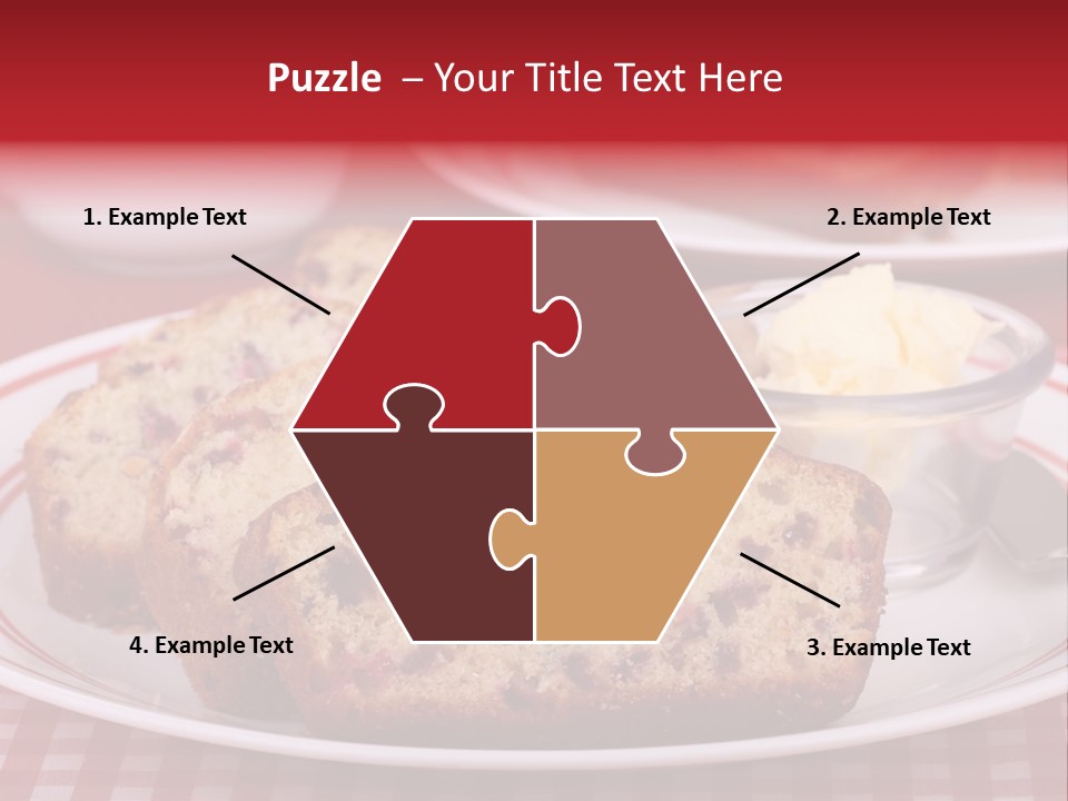 Sweet Plate Snack PowerPoint Template