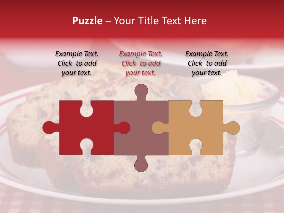 Sweet Plate Snack PowerPoint Template