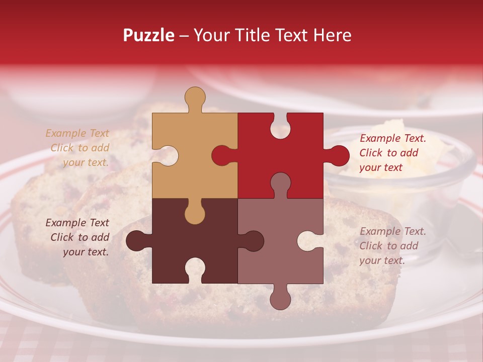 Sweet Plate Snack PowerPoint Template