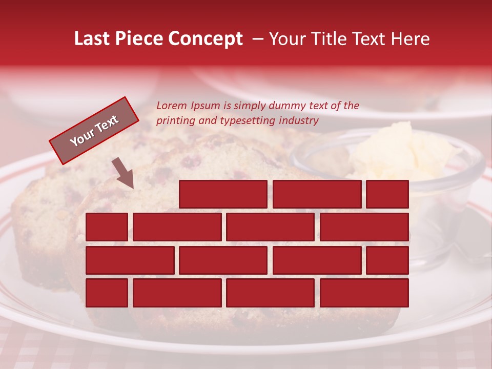 Sweet Plate Snack PowerPoint Template