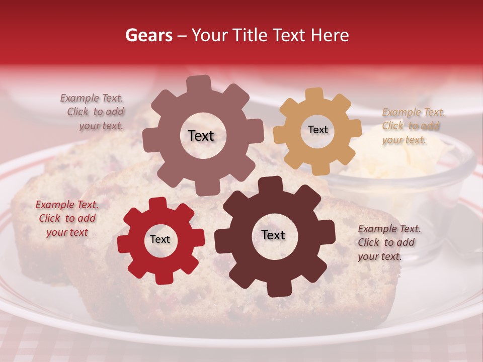 Sweet Plate Snack PowerPoint Template