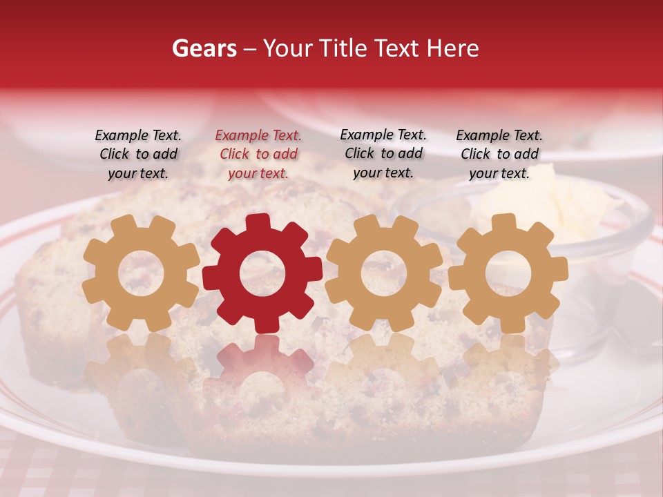 Sweet Plate Snack PowerPoint Template